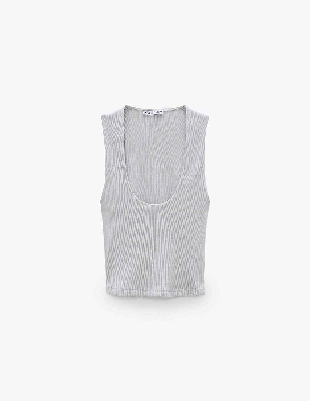 

Майка Zara Ж1060823 (4174/027/802) цвет серый, Майка Zara Ж1060823 (4174/027/802) цвет серый M