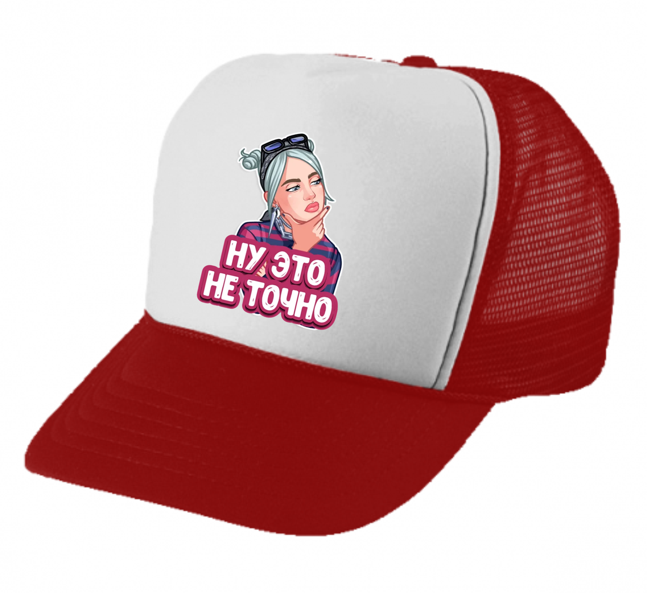 

Кепка Тракер Билли Айлиш Billie Eilish Красная