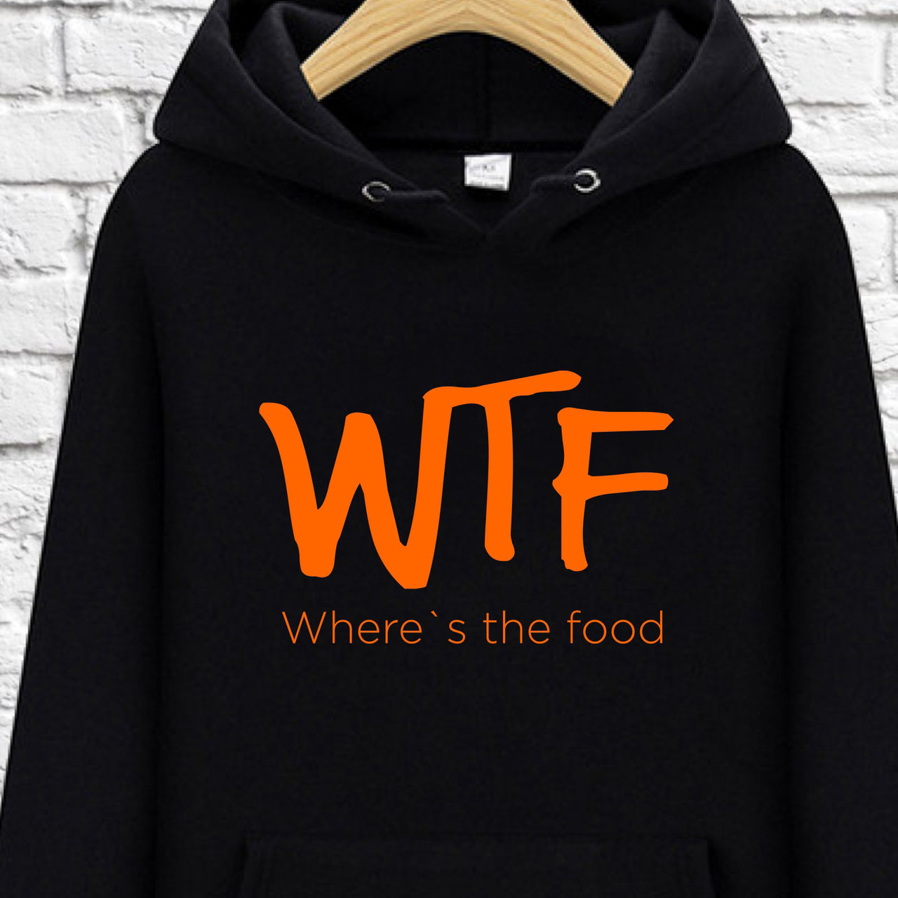 

Худи с принтом "WTF, Худи с принтом "WTF" XL