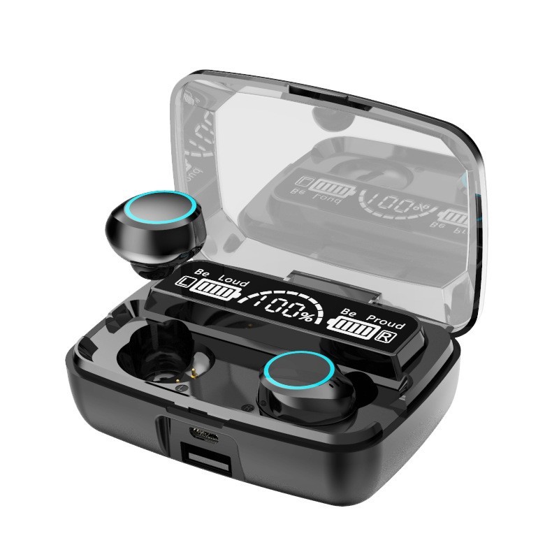 

Беспроводные bluetooth наушники True Wireless M11 с зарядным кейсом 2000мА/ч Черные