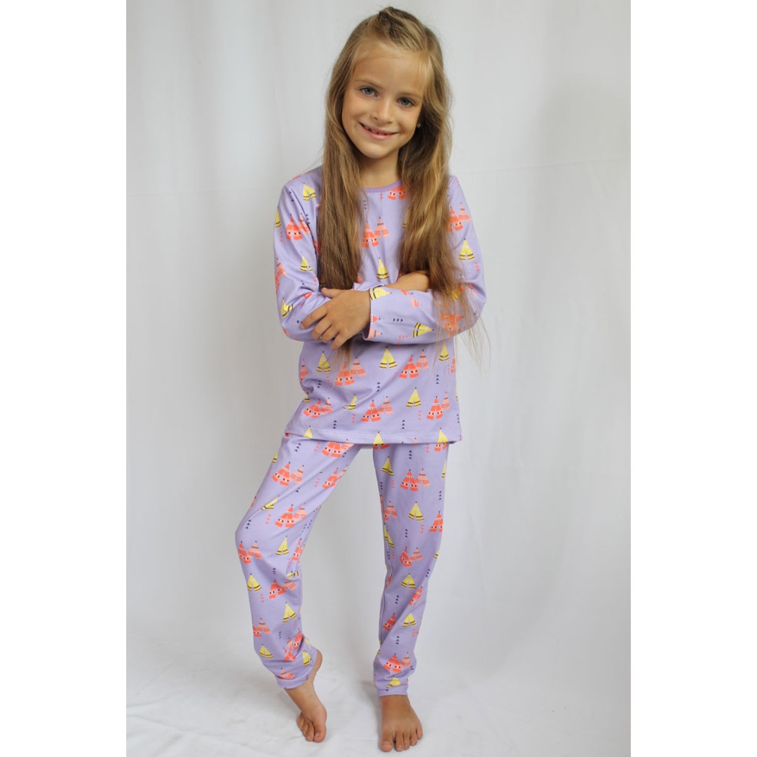 

Піжама дитяча 92 см. малюнок PD4-FioletYurty-26 Ladan