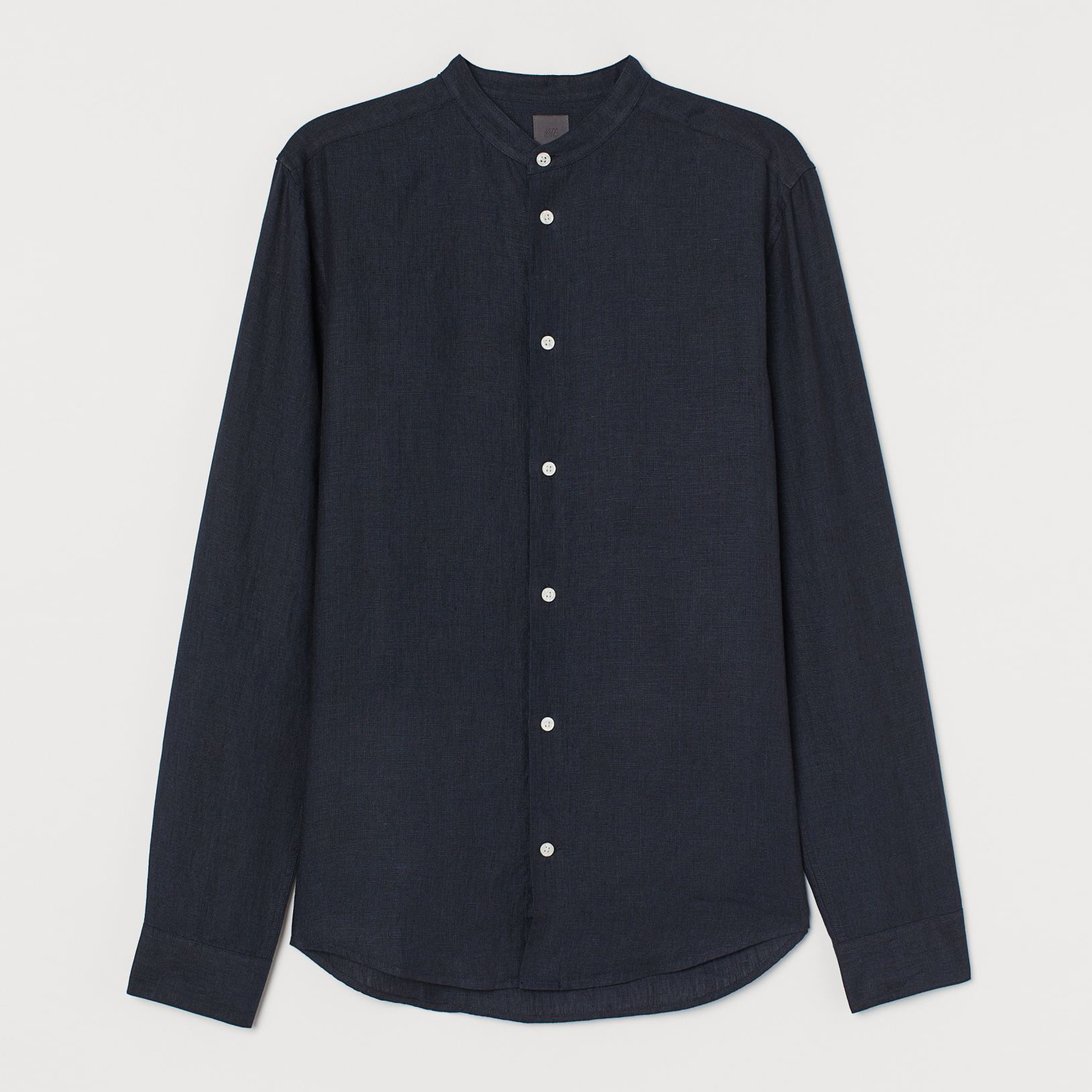 

Рубашка H&M 1905-6834131 L Темно-синяя