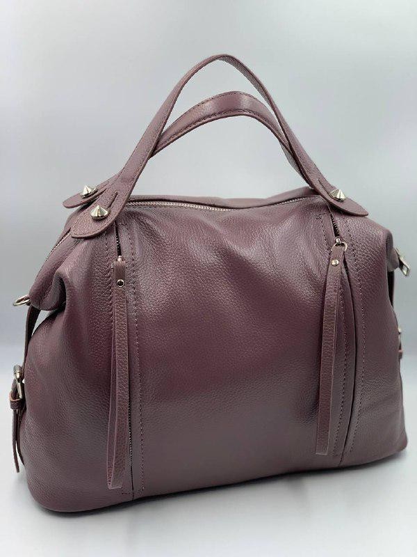 

Женская сумка кожаная Eliza Баклажановый