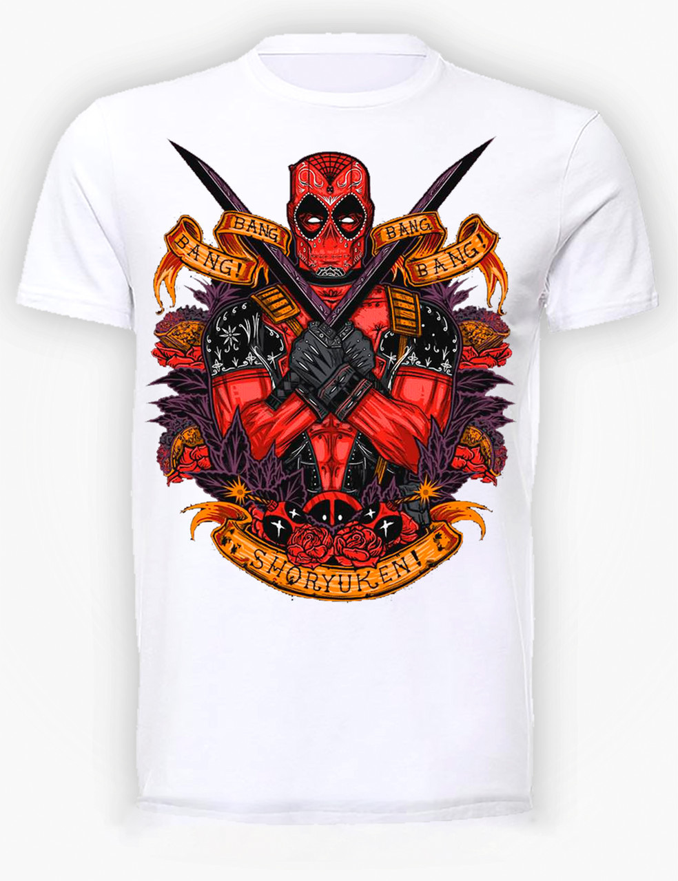 

Футболка GeekLand Дэдпул Deadpool with roses DP.01.025 (FU21DP.01.025/man-XXL)