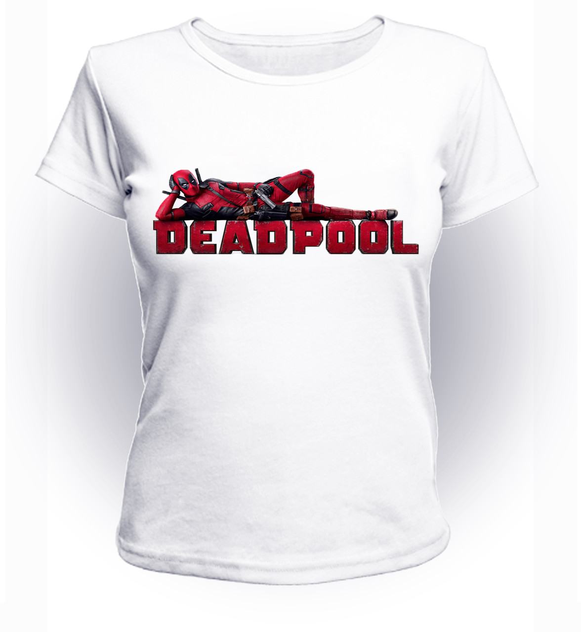 

Футболка GeekLand Дэдпул Deadpool надписи DP.01.019 (FU21DP.01.019/girl-146)