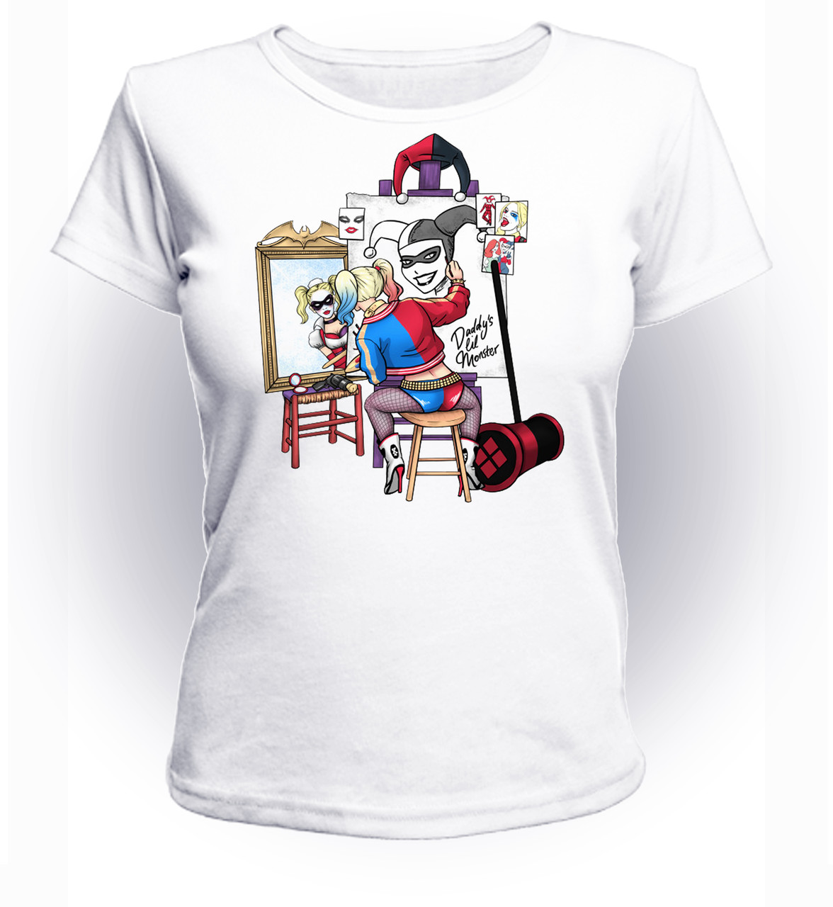 

Футболка GeekLand Отряд Самоубийц Suicide Squad Triple Harley Portrait SS.01.033 (FU21SS.01.033/wom-XXL)