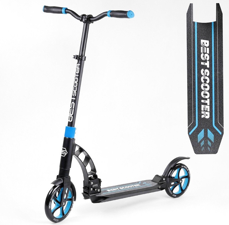 

Самокат двухколесный Best Scooter 44073 от 5 лет складной Черный (gr_017293)