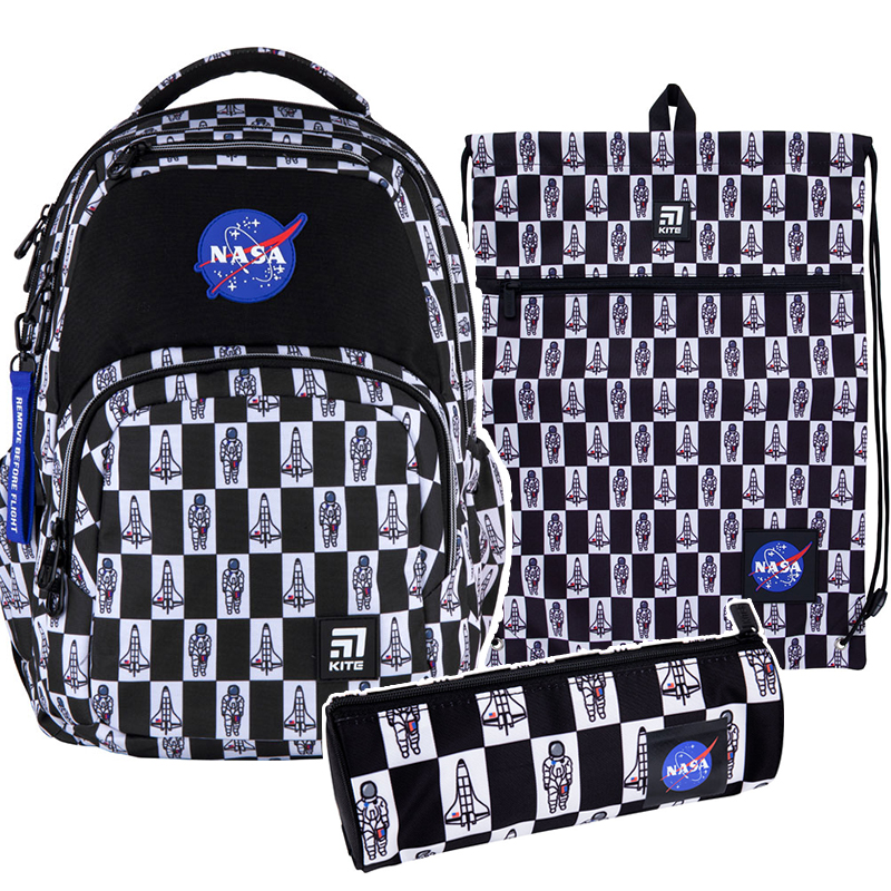 

Школьный набор Kite Education NASA 28л (SET_NS21-903L)