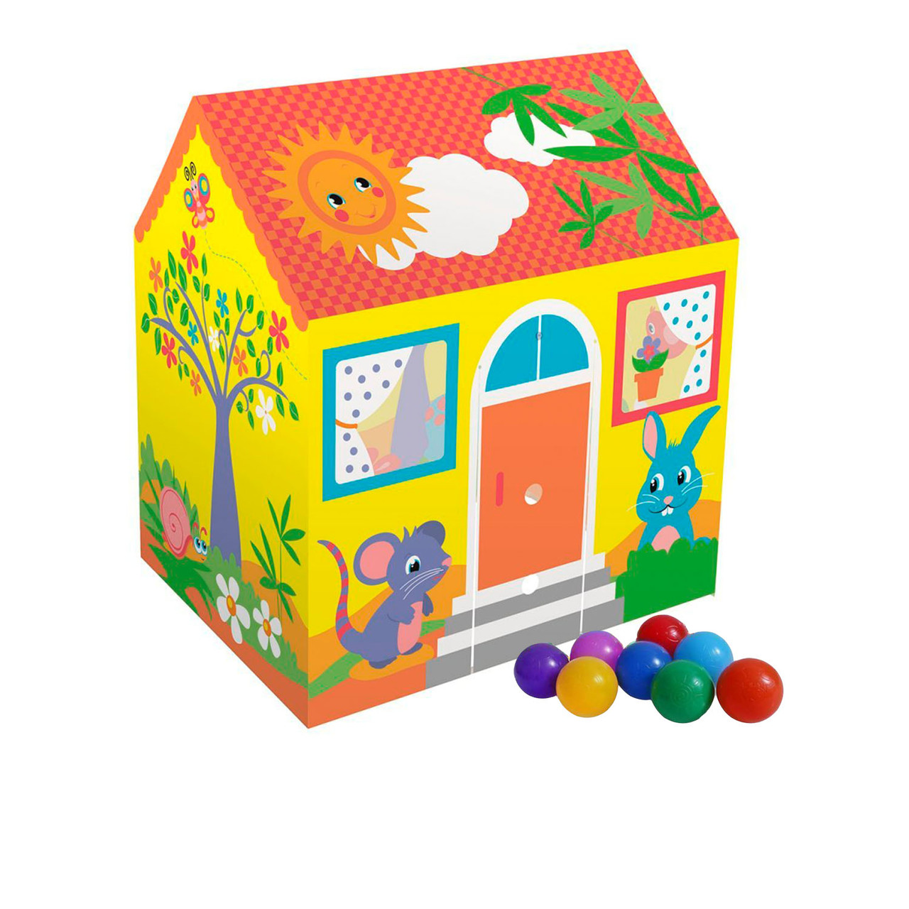 

Детский игровой домик Bestway 52007-1 102х76х114 см с шариками 10 шт