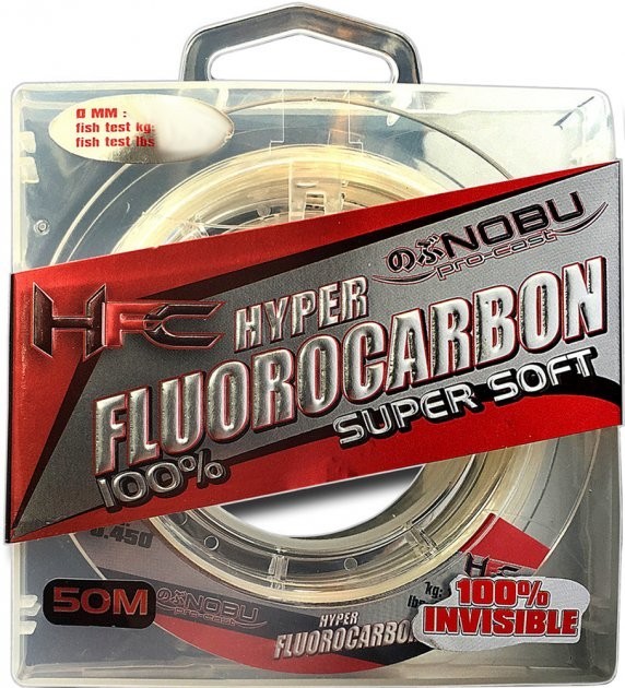 

Флюорокарбон Lineaeffe FF NOBU HFC 0.370мм 50м. FishTest-12,05кг (прозрач.)