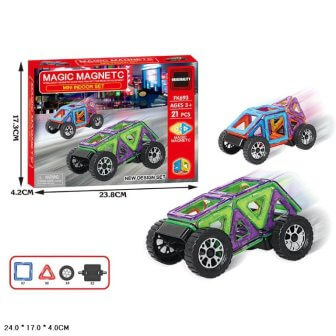 

Магнитный конструктор Magic Magnetic Гоночная машина 21 деталей FK693 A-Toys (FK693)