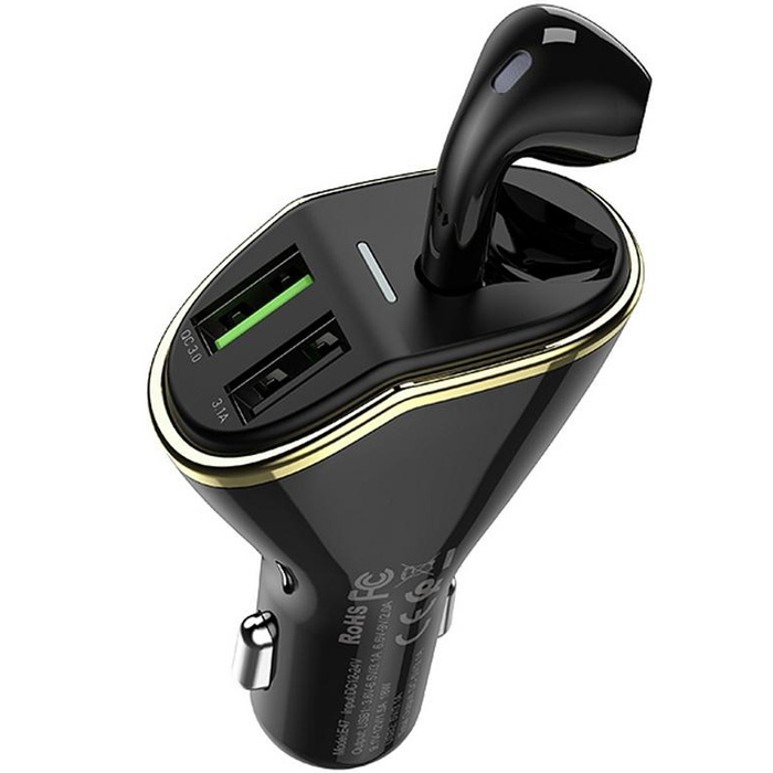 

Bluetooth гарнитура Hoco E47 Traveller Wireless Headset black
