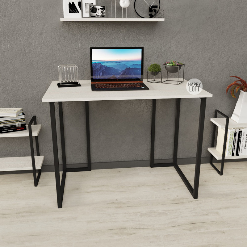 

Компьютерный стол LoftMLT S106 75x100x60 ЛДСП Дуб Шамони Светлый 16мм