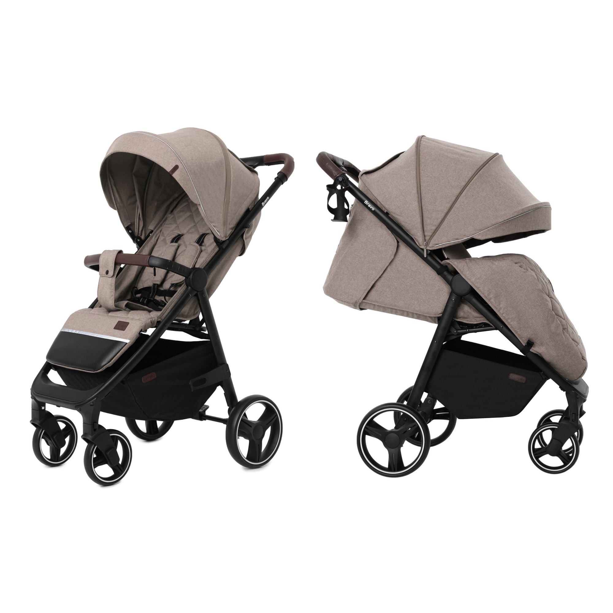 

Коляска прогулочная CARRELLO Bravo CRL-8512 Linen Beige