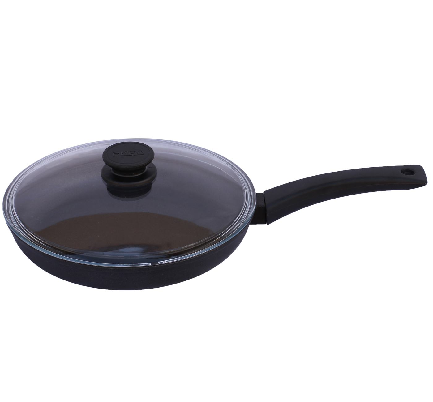 

Сковорода Оптима Биол антипригарная со стеклянной крышкой 26 см 2604ПС