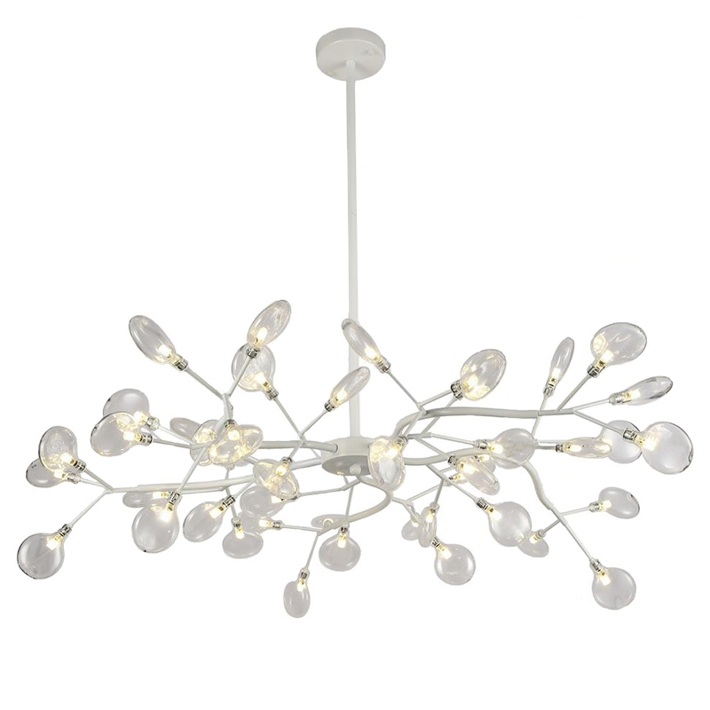 

Люстра підвісна молекула Light House LS-14663-45 WH+CL біла