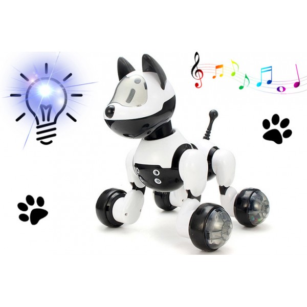 

Интерактивная игрушка собака Metr+ MG010 белый