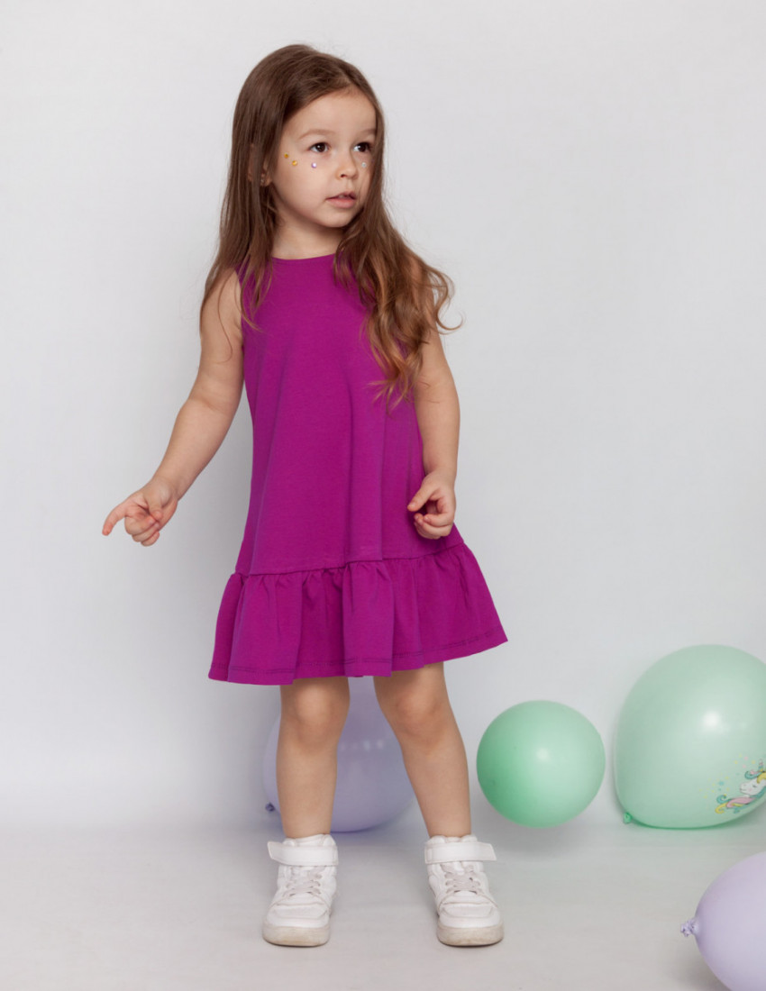 

Платье Фиджи лиловое для девочек EvgaKids 19503 128-134 см