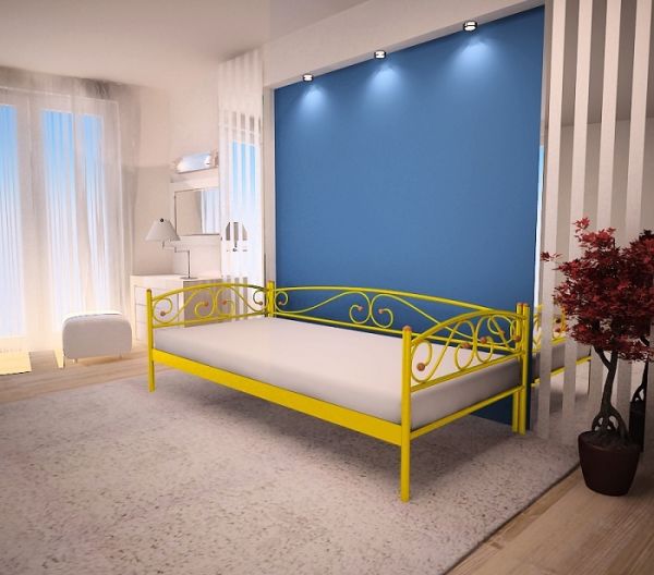 

Кровать Verona Lux Метакам Желтый 80х200