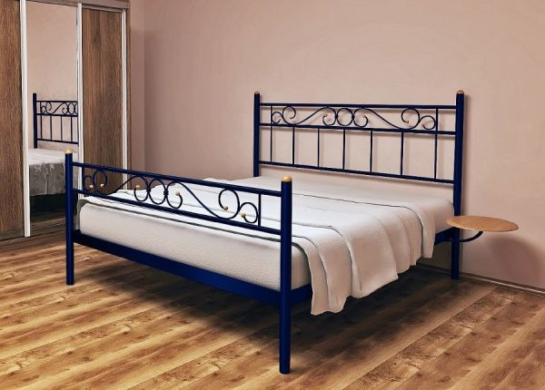 

Кровать Esmeralda-2 Метакам Синий 120х190