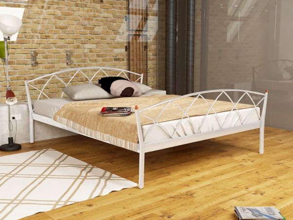 

Кровать Jasmine Elegance-2 Метакам Белый 140х200