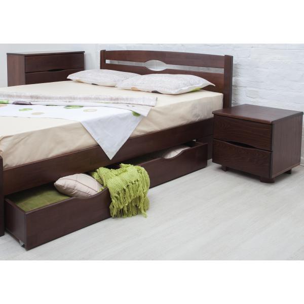 

Кровать Олимп Нова с четырьмя ящиками 140x200 Венге