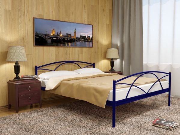 

Кровать Palermo-2 Метакам Синий 180х200