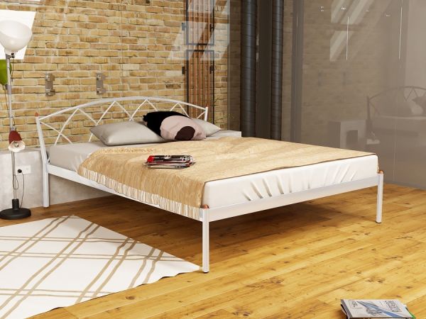 

Кровать Jasmine Elegance-1 Метакам Белый 180х200