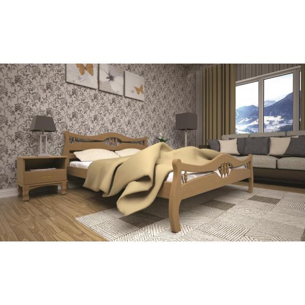 

Кровать ТИС КОРОНА 2 140*200 дуб Лак Ольха