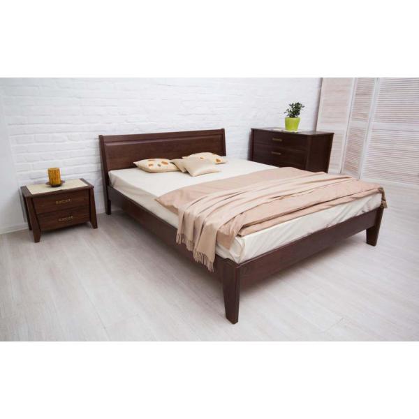

Кровать Олимп Сити без изножья с филенкой 180x200 Венге