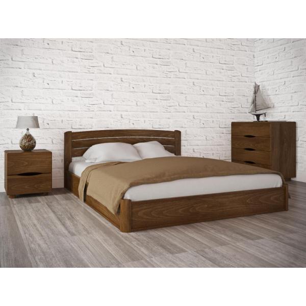 

Кровать двуспальная Олимп София Люкс 180x200 Орех