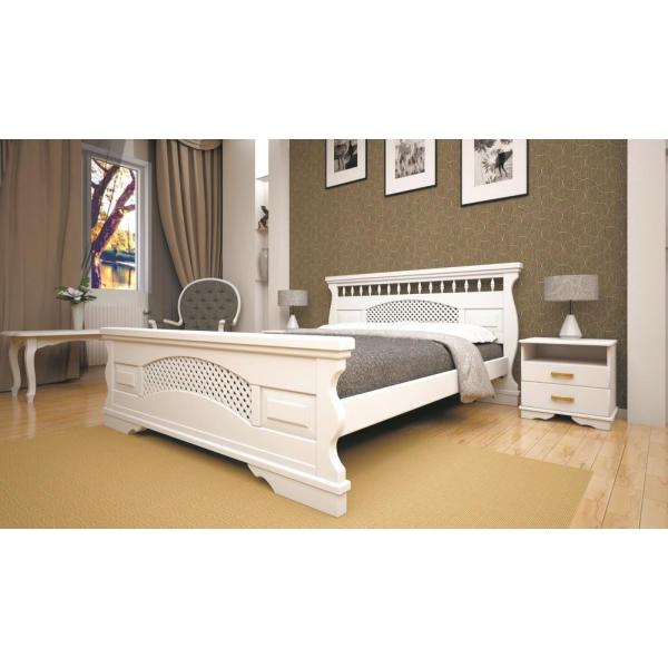 

Кровать ТИС АТЛАНТ 23 160*190 сосна Лак белый