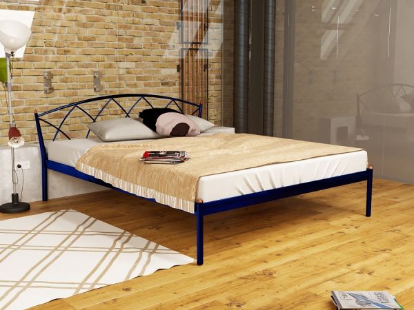 

Кровать Jasmine Elegance-1 Метакам Синий 90х200
