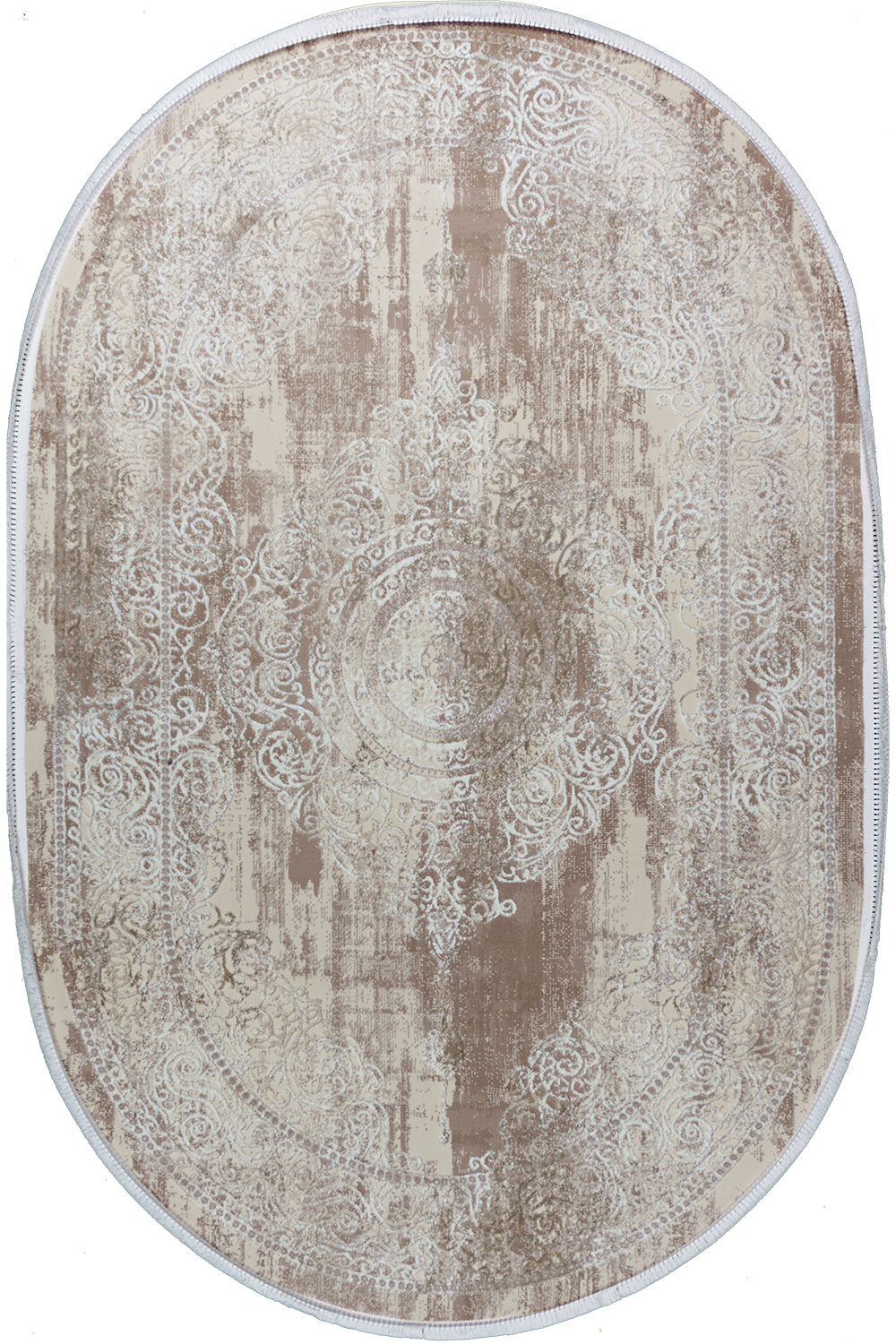 

Ковер virtual LEVADO 03710A 0.6 x 1.1 м Бежевый Овал