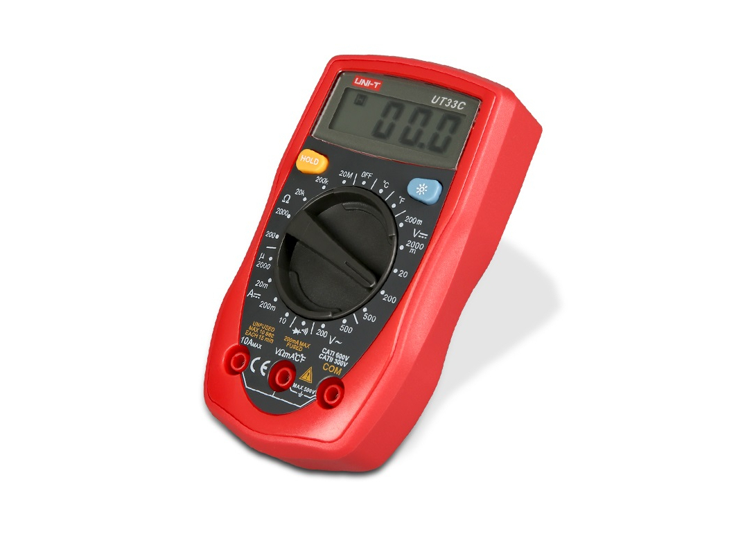 Цифровой мультиметр UNI-T UT33C с функцией измерение температуры от -40 ...