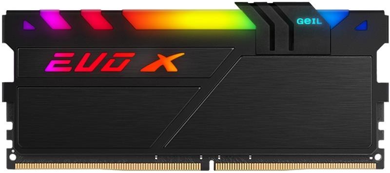 

Модуль памяти Geil DDR4 8GB 3200 EVO X II Black RGB LED (GEXSB48GB3200C16ASC)