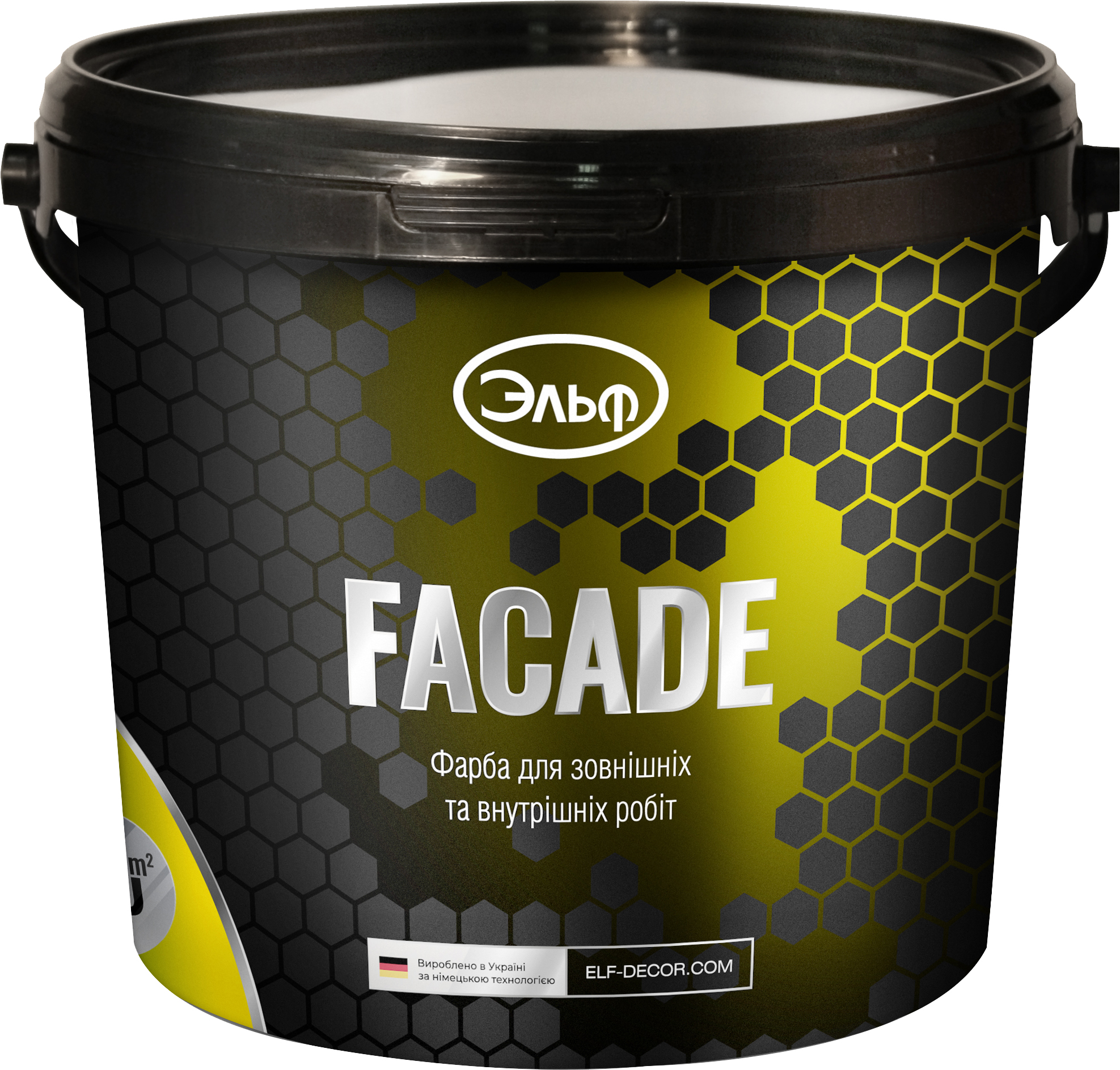 

Краска фасадная Ельф Facade 3 л Белая (FAСADE3)
