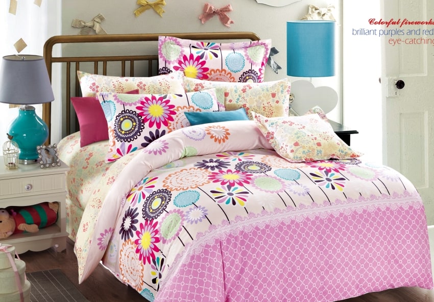 

Постельное белье Vpostelke Анжелика 2-Спальный 200х220 см сатин розовый