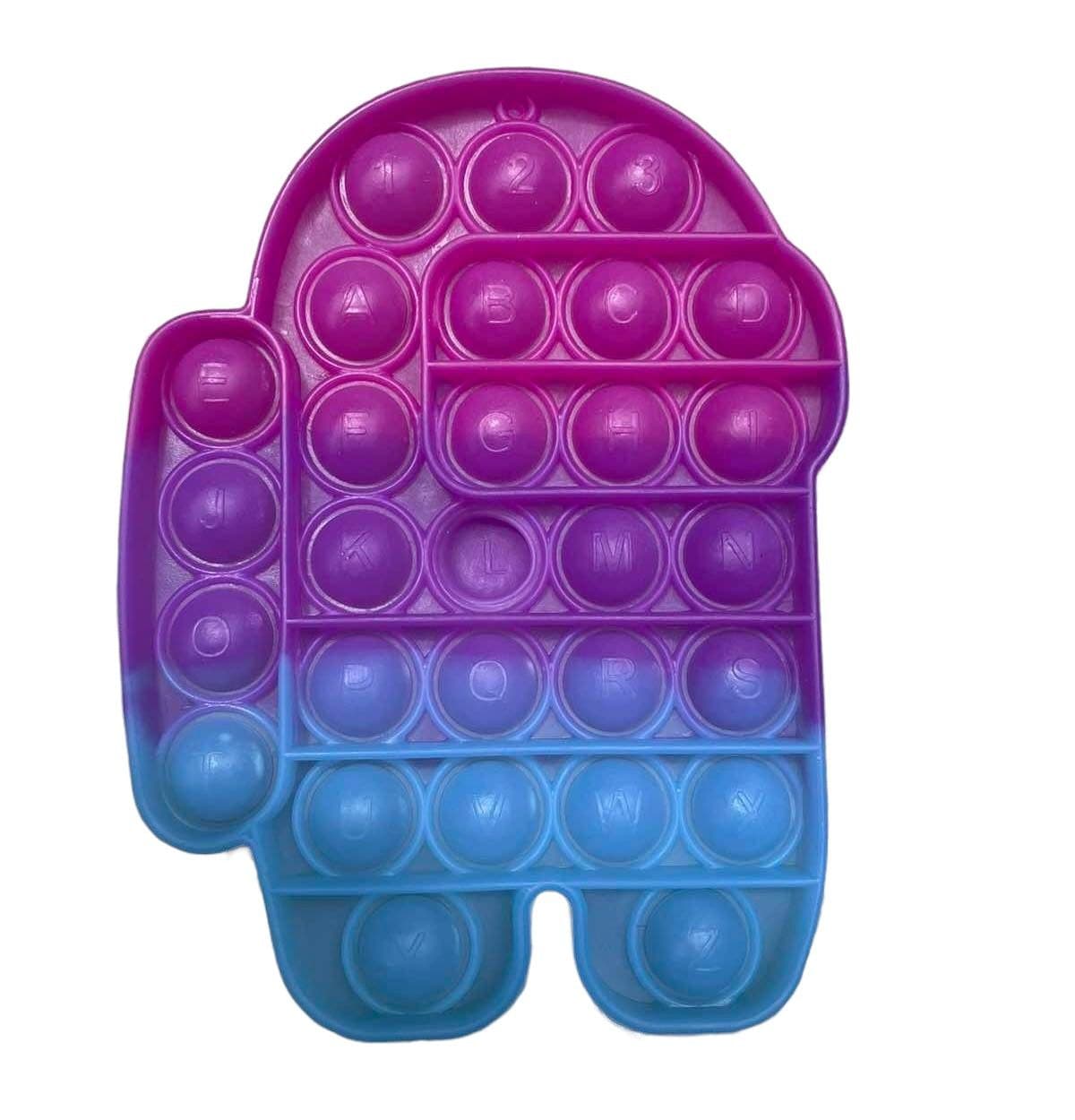 

Игрушка антистрес светонакопительный Поп ит меняет цвет на солнце Рop it, поп-ит, popit Амонг Ас Among Us