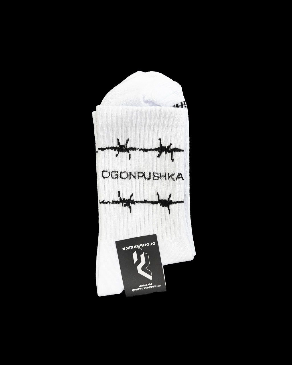 

Длинные носки Over Drive Prick белые onesize