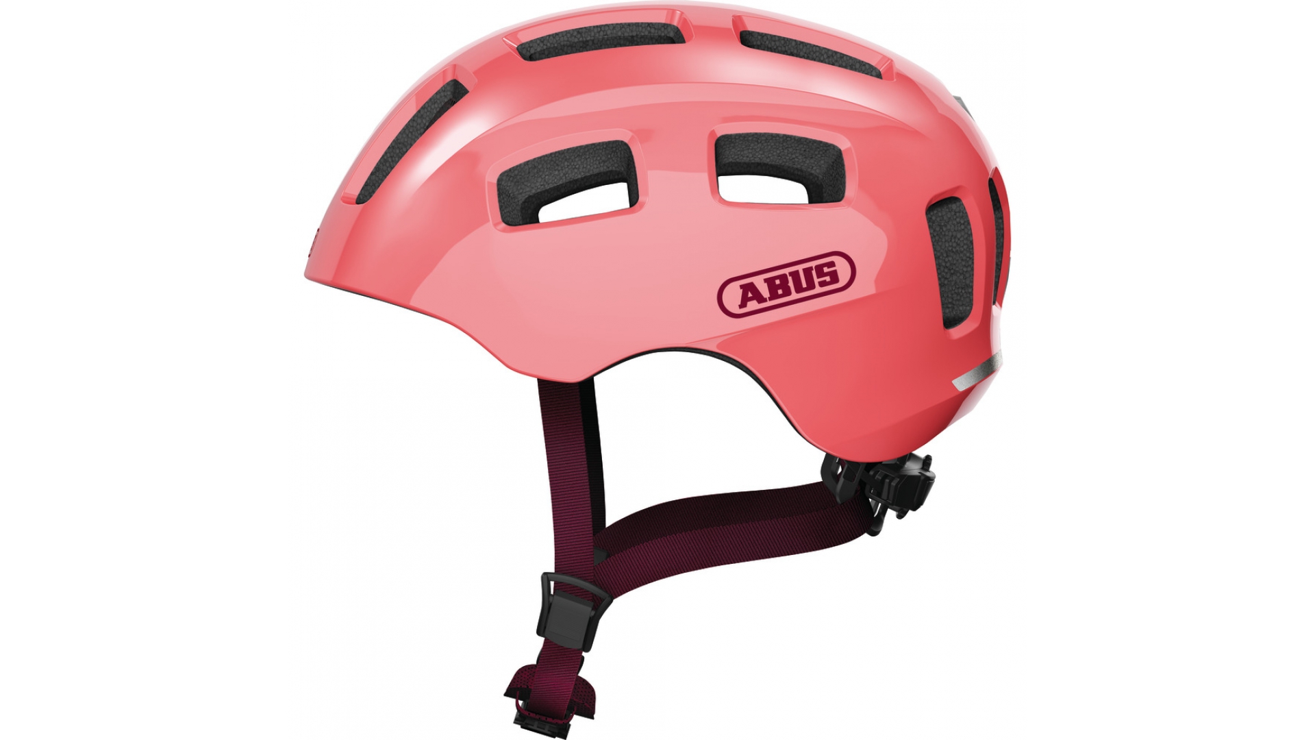 

Велосипедный детский шлем ABUS YOUN-I 2.0 M 52–57 Living Coral 401572