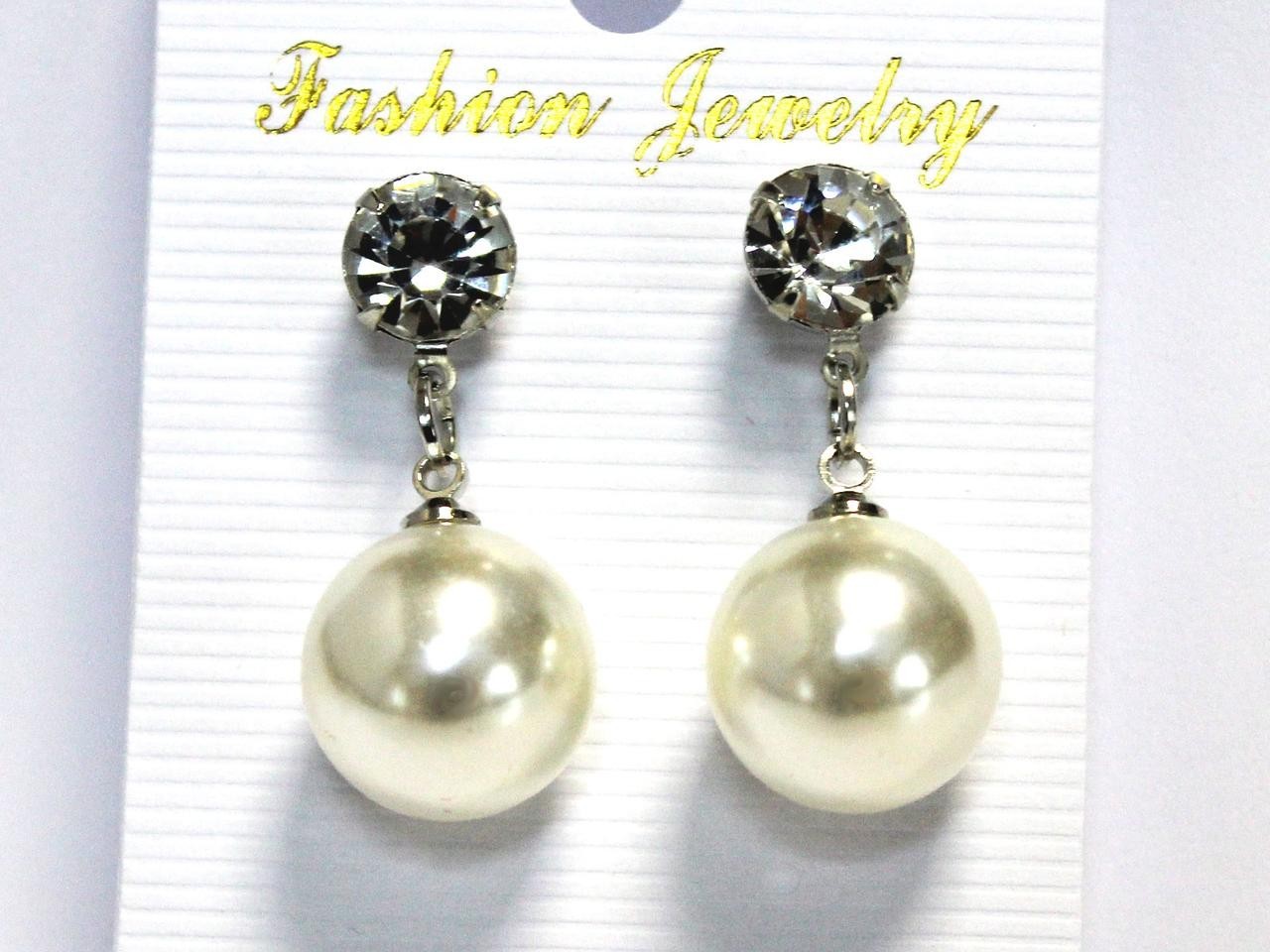 

Серьги-пусеты Fashion Jewelry Жемчуг под серебро (SRK-1-39-34)