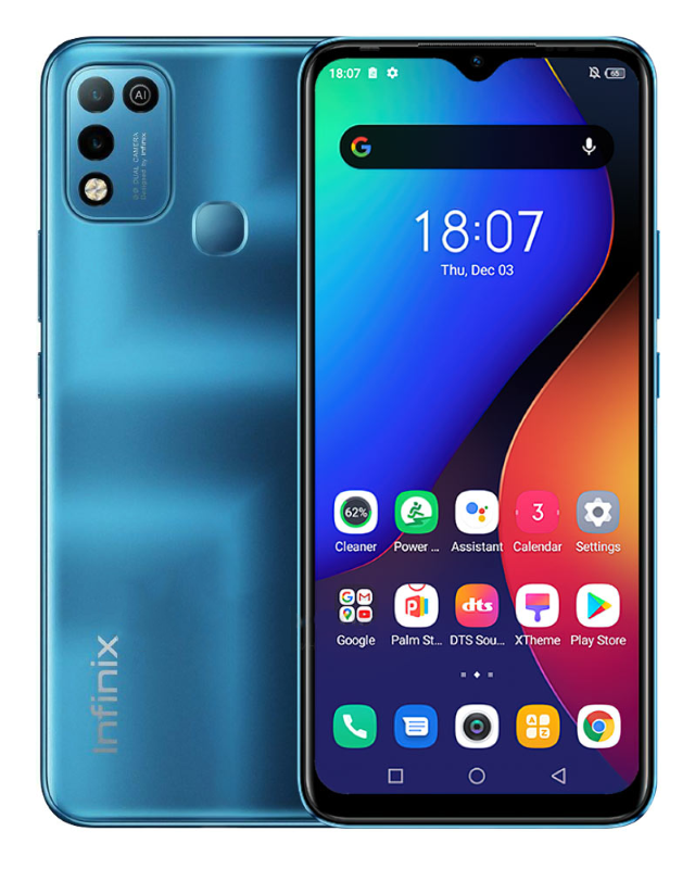 

Мобильный телефон Infinix Hot 10 Play 4/64Gb 6.82" Blue