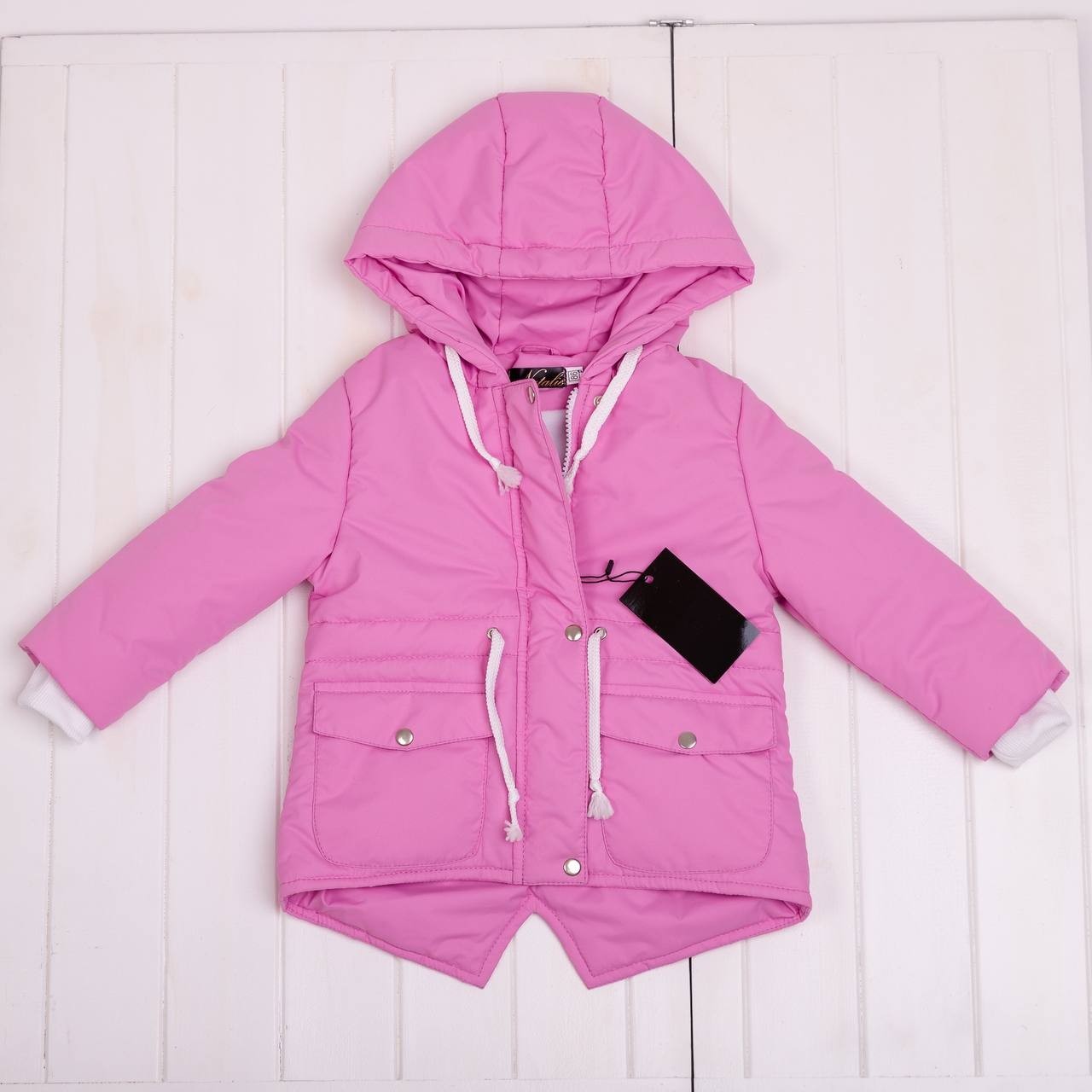 

Демисезонная куртка-парка для девочки Parka pink 98-104 см Розовая