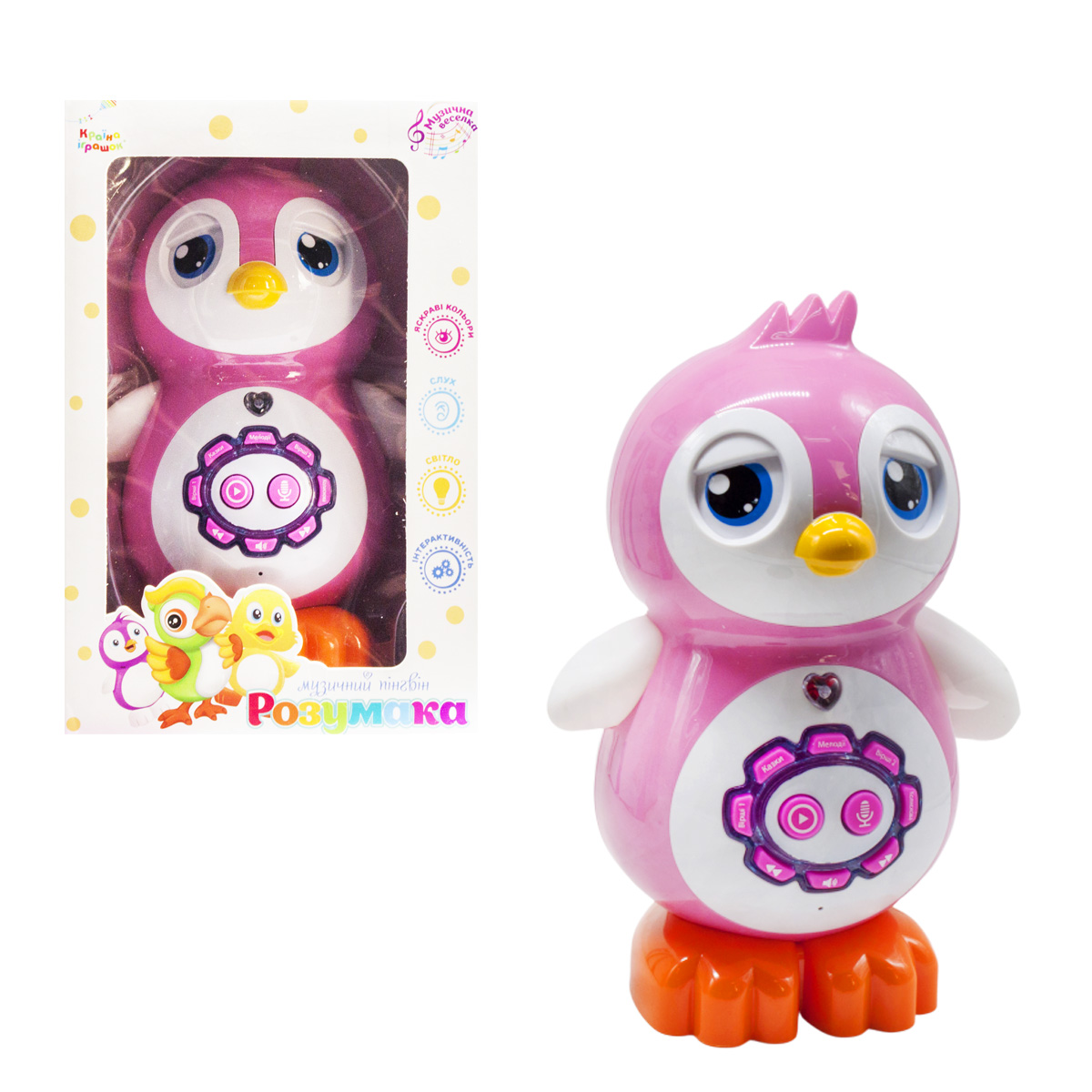 

Интерактивная игрушка Пингвин укр MiC (KI-7066) (113034)