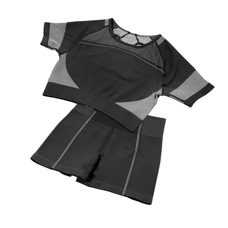 

Женский спортивный комплект шорты и топ Lesko The Queen Jane 2088-2 Black M