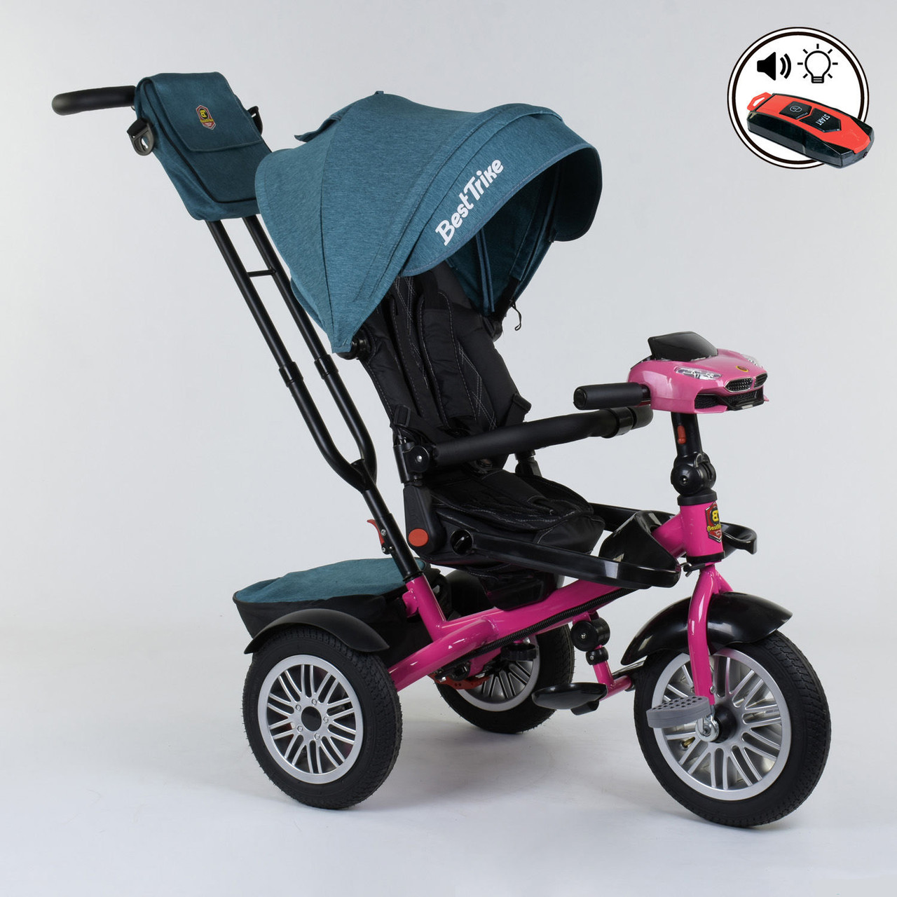 

Велосипед BEST TRIKE 9288B-4265 бирюзовый