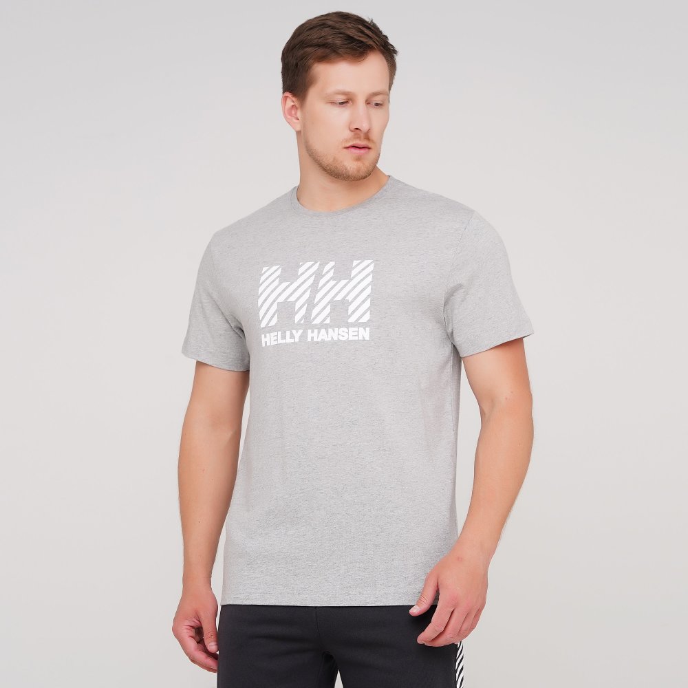 

Мужская футболка Helly Hansen Active T-Shirt Серый 50 (hel53428-949)