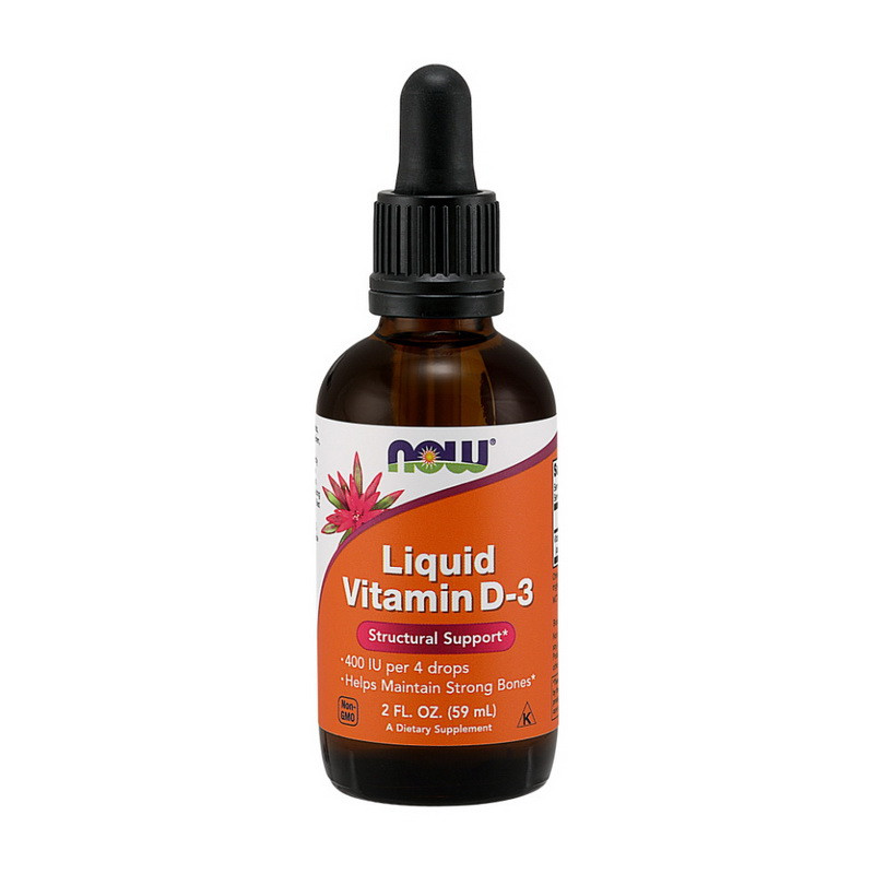 

Жидкий витамин Д-3 Нау Фудс / Now Foods Liquid Vitamin D-3 (59 ml)