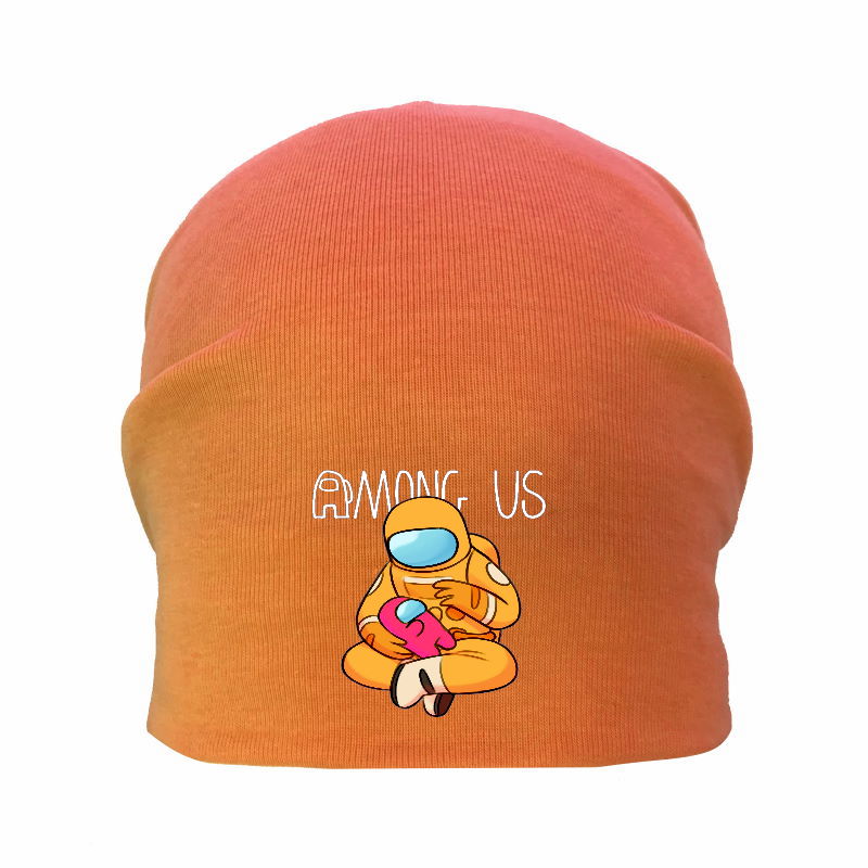 

Шапка детская Амонг Ас оранжевая (Among Us - 009) 50-52 см